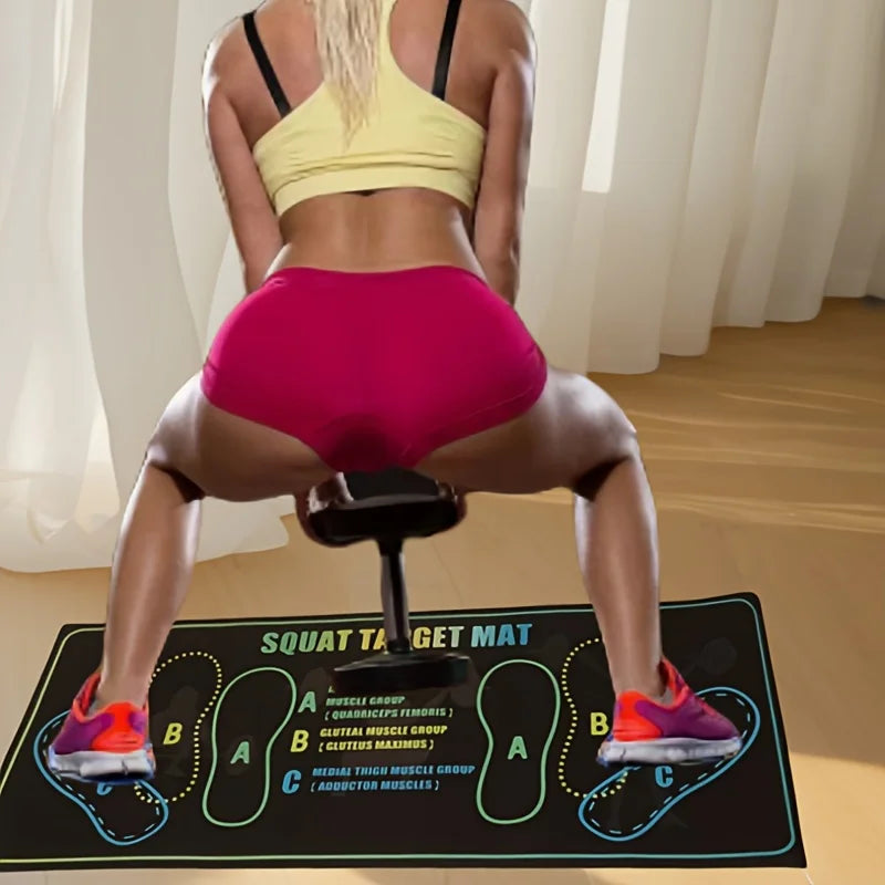 Home Sweet Home anti-slip squat pad set with non-slip mats, ideal for gym and home workout squat exercises