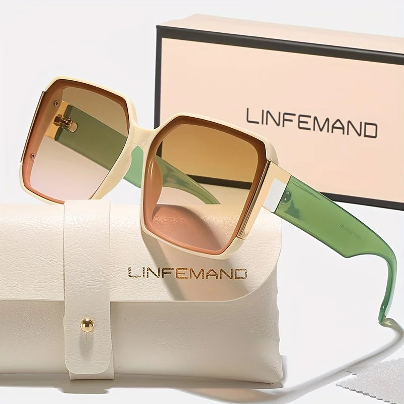 Oversized Rectangle Fashion Sunglasses