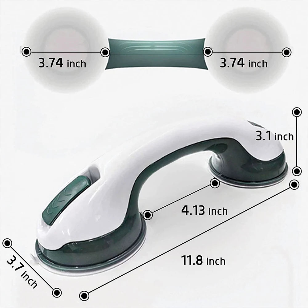 Anti-Slip Suction Grab Bar — Heavy-Duty Bathroom Safety Handle
