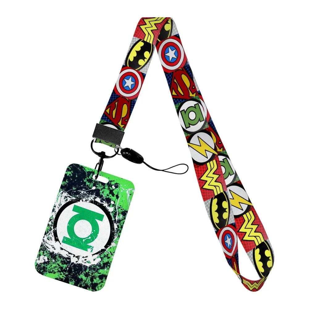 Marvel Character Card Holder with Lanyard | ID Card Holder Keychain