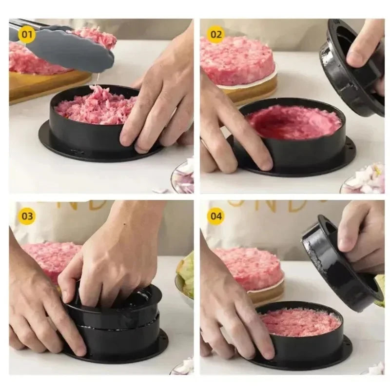 Home Sweet Home burger press and patty maker for shaping perfect burger patties with a durable, non-stick surface.
