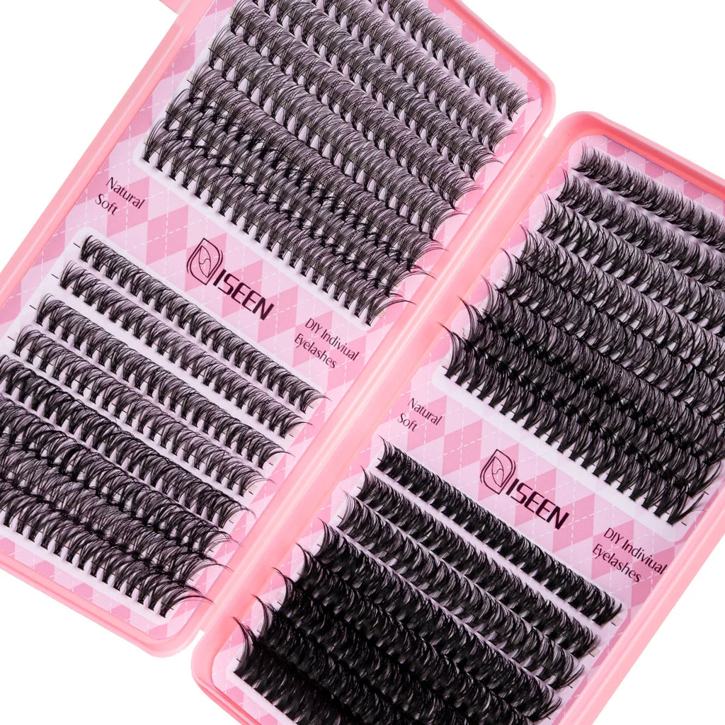 DIY Eyelash Extension Kit — Cluster Lashes with Glue