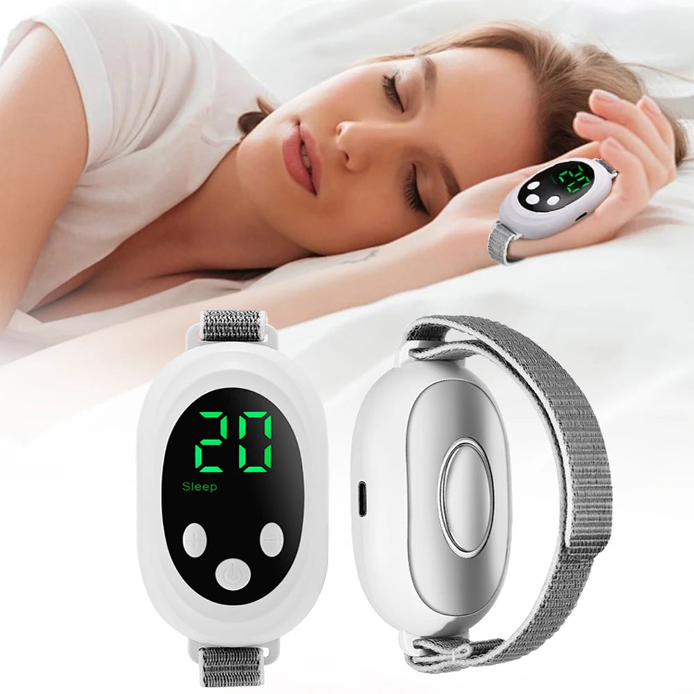 Handheld Sleep Aid Device — EMS Micro-Current Therapy for Insomnia & Anxiety Relief