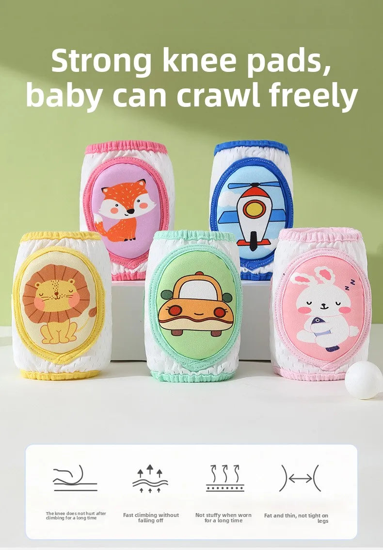 Baby & Toddler Knee Pads — Crawling Protection with Velcro