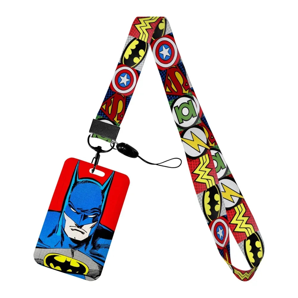 Marvel Character Card Holder with Lanyard | ID Card Holder Keychain