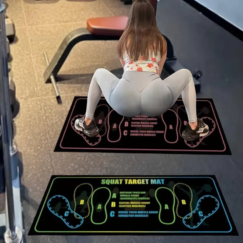 Home Sweet Home anti-slip squat pad set with non-slip training mats for comfortable gym and home workout sessions