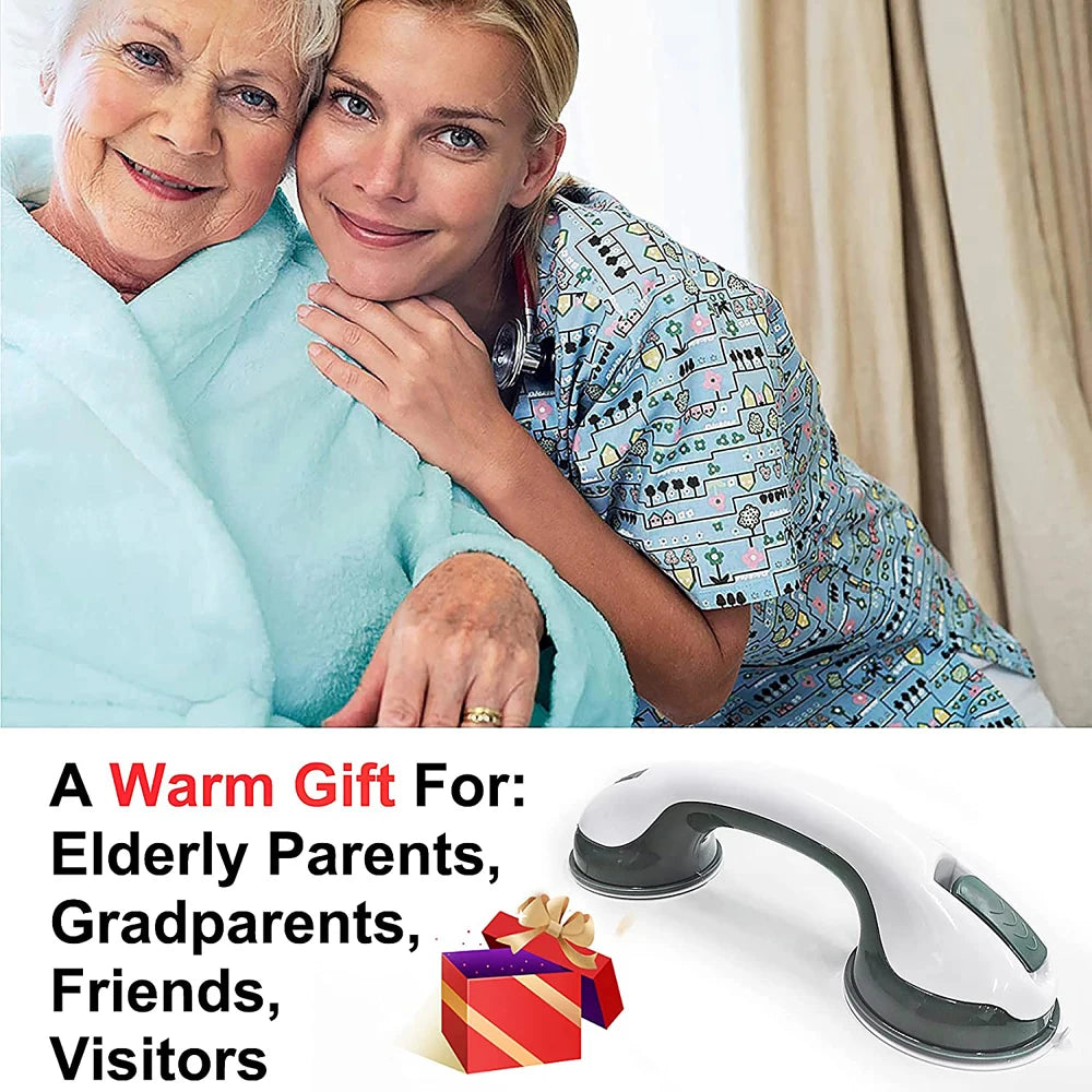Anti-Slip Suction Grab Bar — Heavy-Duty Bathroom Safety Handle