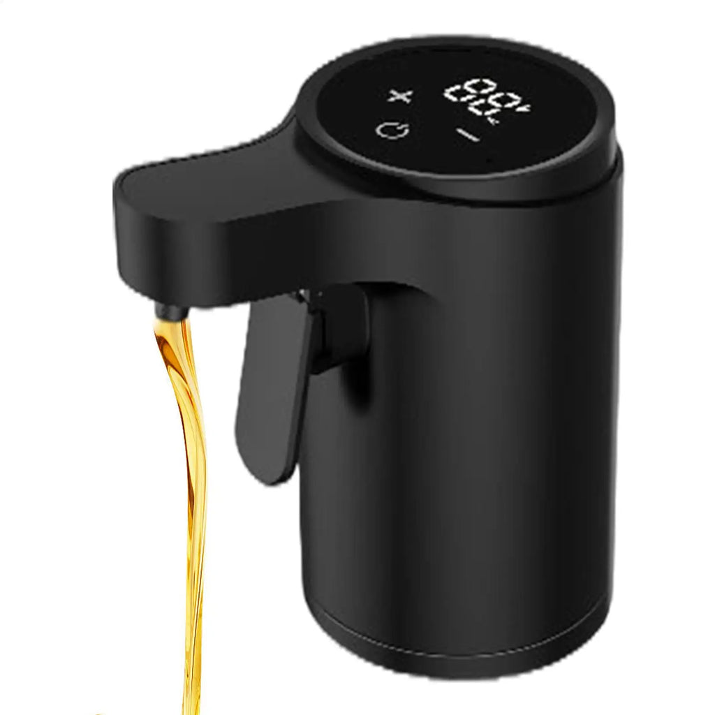 Home Sweet Home electric wine aerator and dispenser with touch screen and four pouring modes, showcasing sleek wine accessory design.