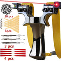 Home Sweet Home laser slingshot with LED light and precision aiming, featuring a sturdy frame and comfortable grip.