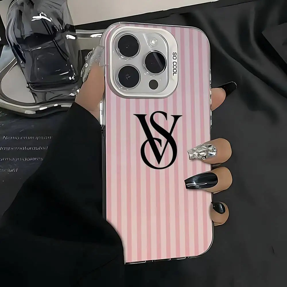 Victoria's Secret Inspired Slim Shockproof iPhone Case | iPhone 11–17 Pro Max