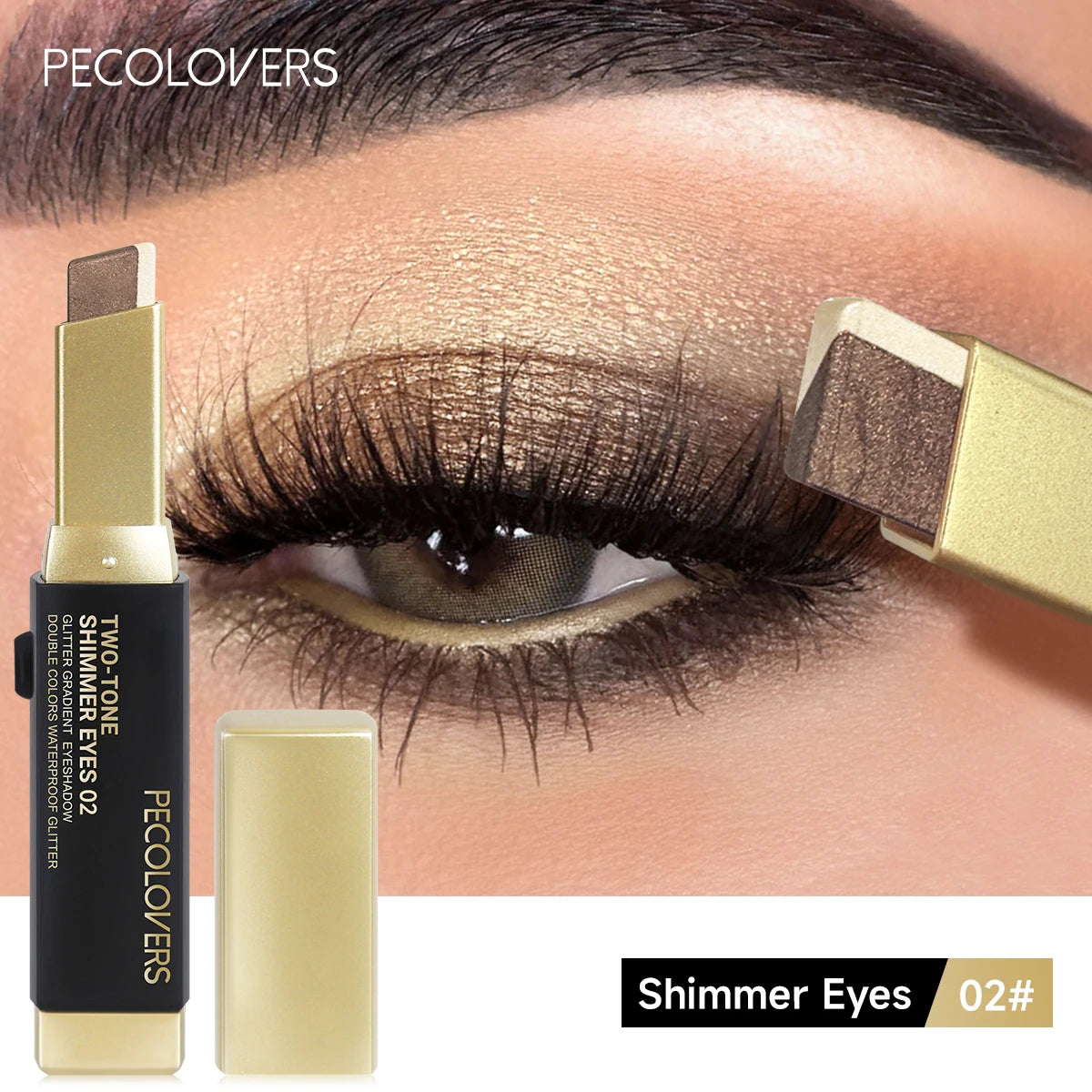 Double Colour Eyeshadow Stick Glitter Highlight Shadow Stick