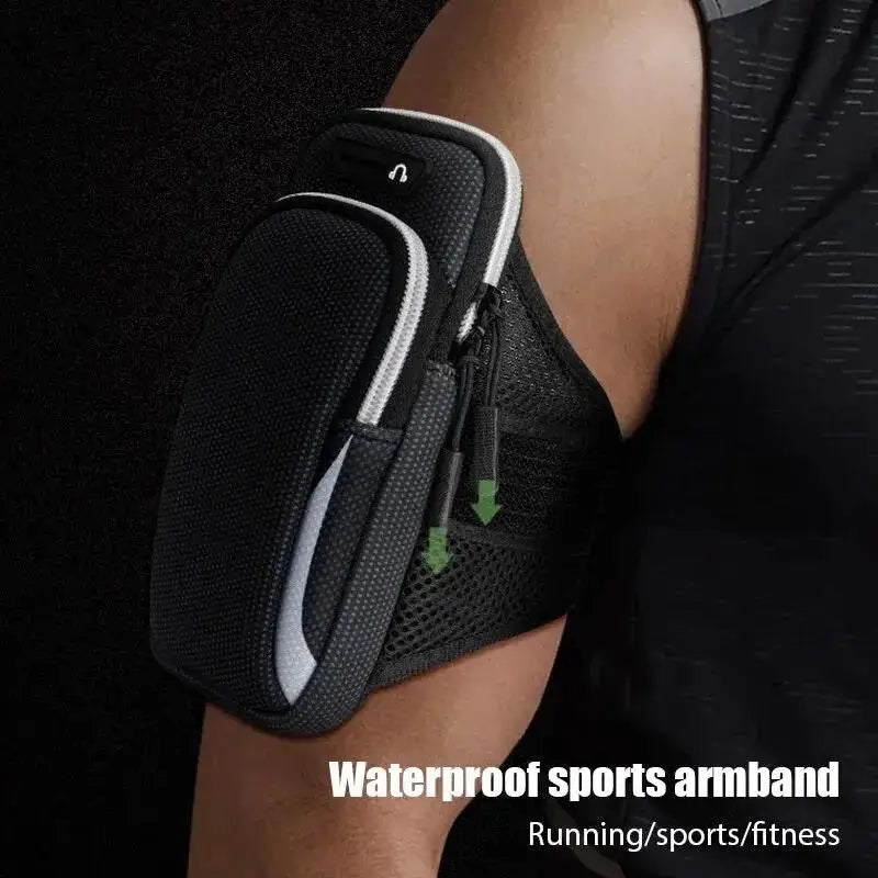 Waterproof Running Phone Armband — Universal Fitness Arm Holder