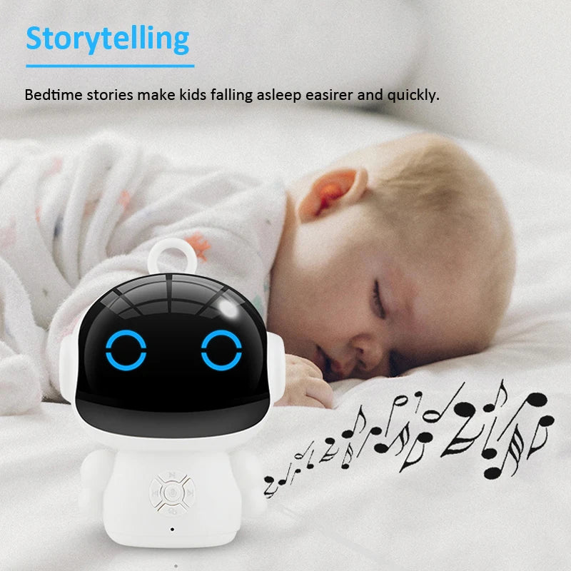 Home Sweet Home Smart AI Robot, voice-interactive educational toy with ChatGPT, featuring a friendly robot design and multilingual capabilities.