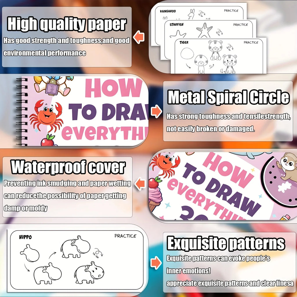 How to Draw Anything — 300 Cute Step-by-Step Drawing Tutorials