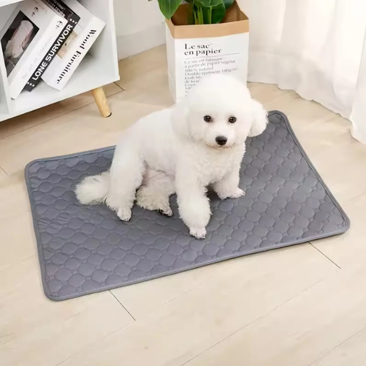 Reusable Washable Dog Pee Pad – Waterproof Absorbent Pet Training Mat