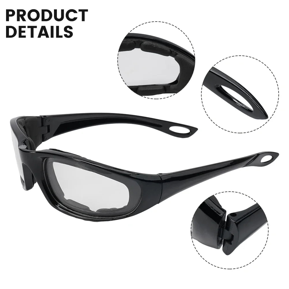 Anti-Fog Onion Goggles Tear-Free Eye Protection Kitchen Cooking Glasses 4 Colours