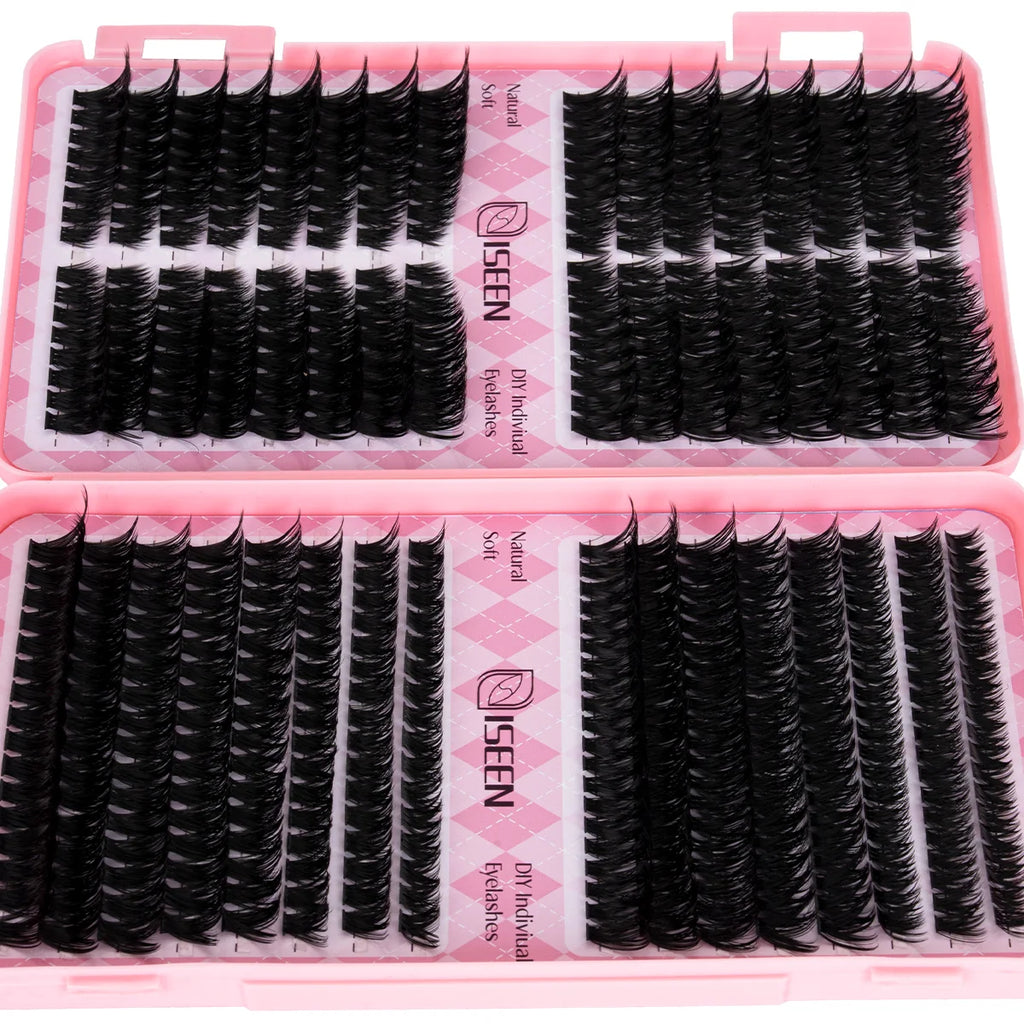 DIY Eyelash Extension Kit — Cluster Lashes with Glue