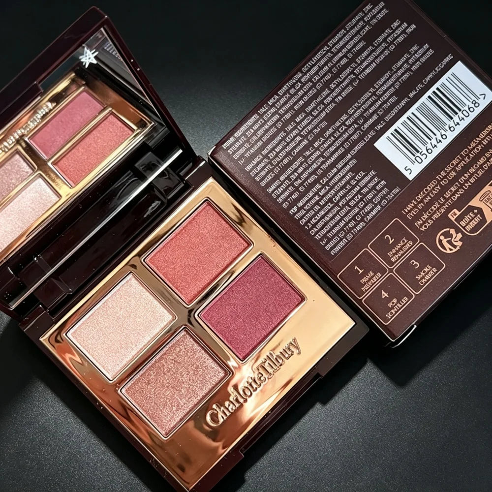 Collagen Lip Gloss & Eyeshadow Palette Set | Long-Lasting Matte & Hydrating Makeup