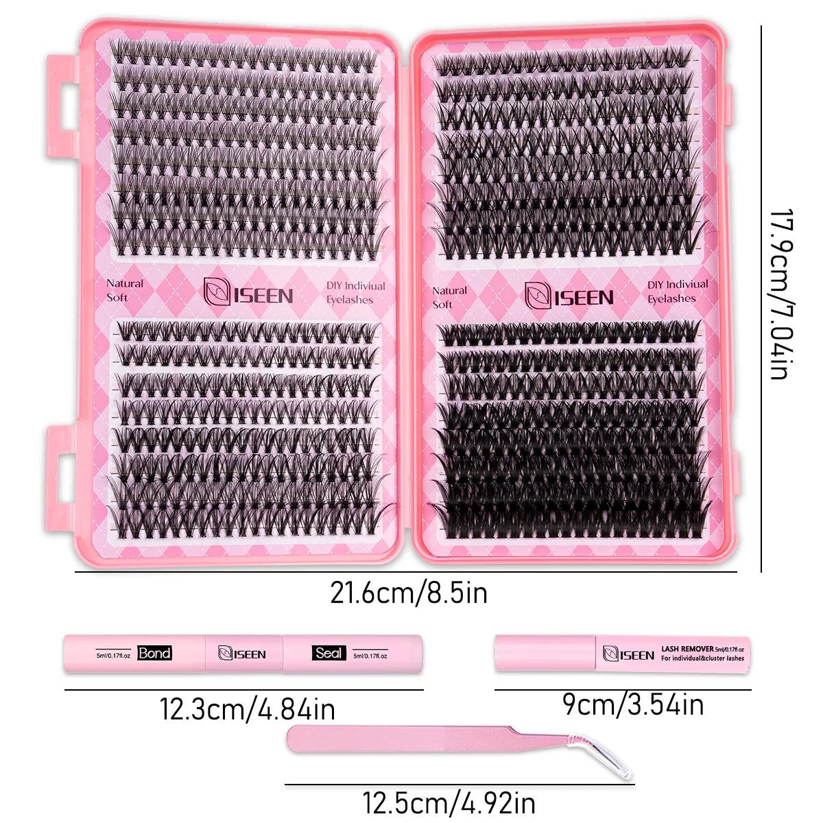 DIY Eyelash Extension Kit — Cluster Lashes with Glue