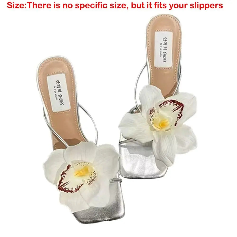 Butterfly & Orchid Flower Shoe Charms | Decorative Shoe Buckles