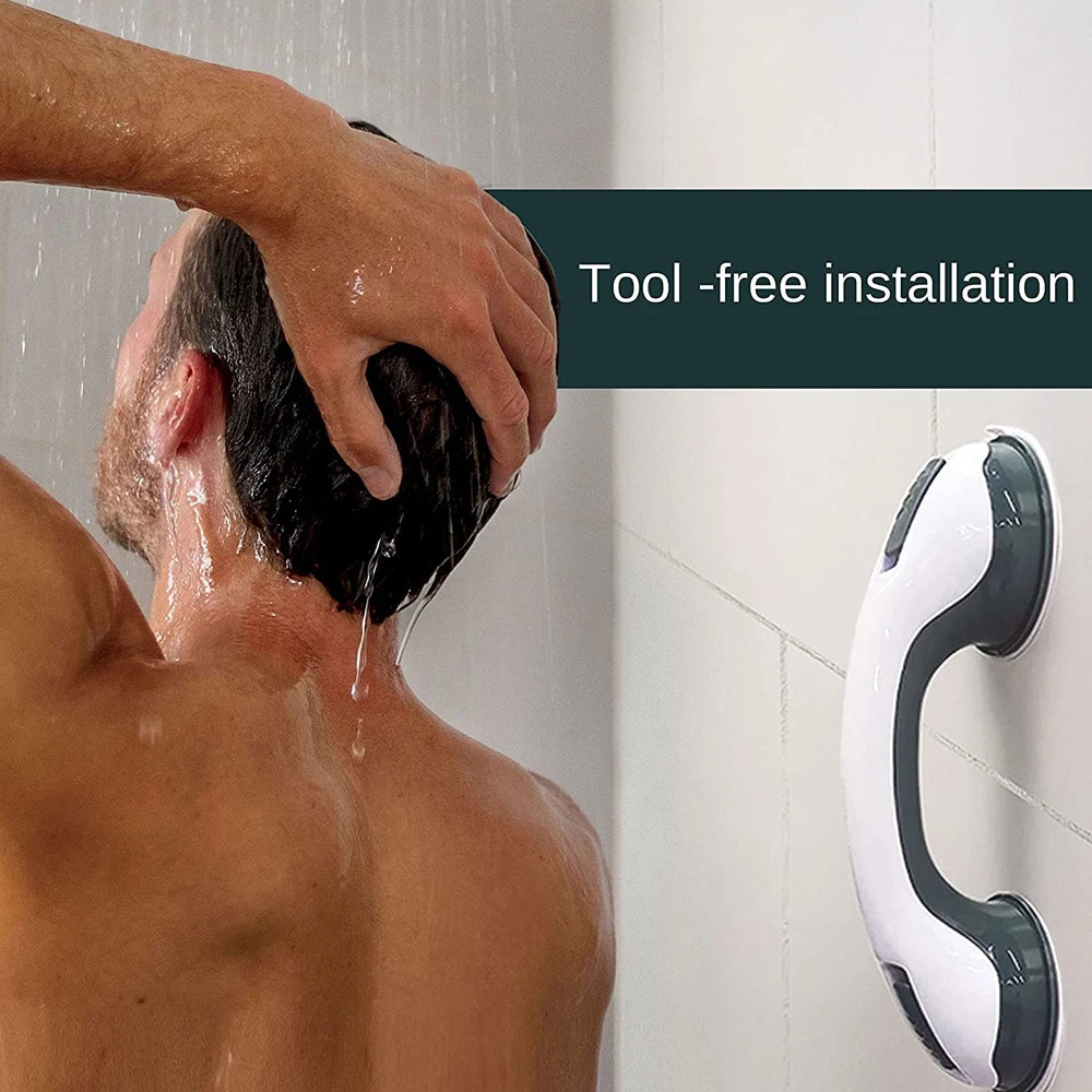 Anti-Slip Suction Grab Bar — Heavy-Duty Bathroom Safety Handle