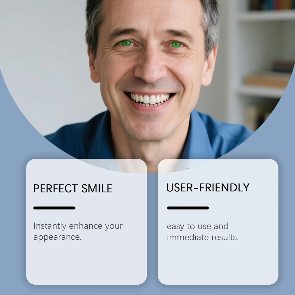 Gel-Fit Resin Denture Set — Cover Tooth Loss & Perfect Your Smile