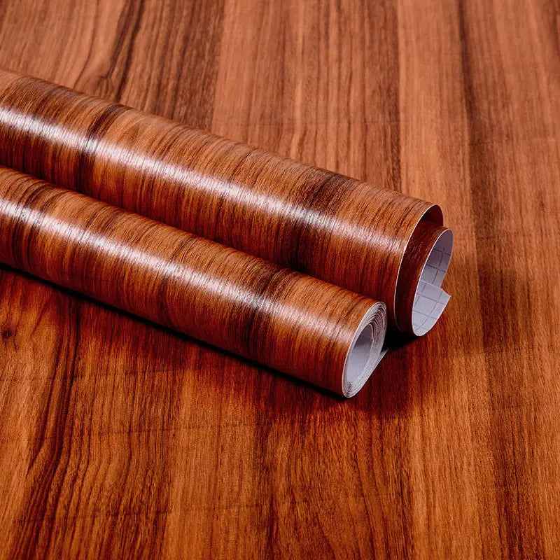 Wood Grain Peel & Stick Wallpaper – Self-Adhesive Waterproof PVC Wall Sticker
