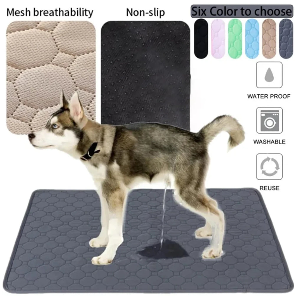 Reusable Washable Dog Pee Pad – Waterproof Absorbent Pet Training Mat