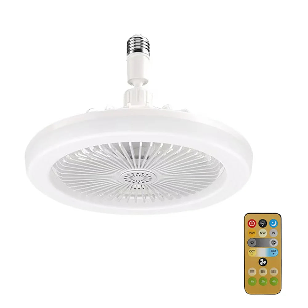 Miflame 3-in-1 Rotatable Ceiling Fan with Remote Control | E27 LED
