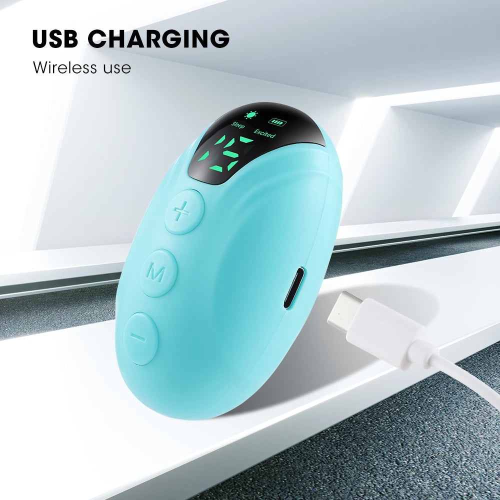 Handheld Sleep Aid Device — EMS Micro-Current Therapy for Insomnia & Anxiety Relief
