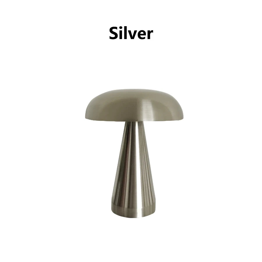 Aamasun Retro Mushroom Table Lamp | Touch Dimmer, 3 Colour Temperatures