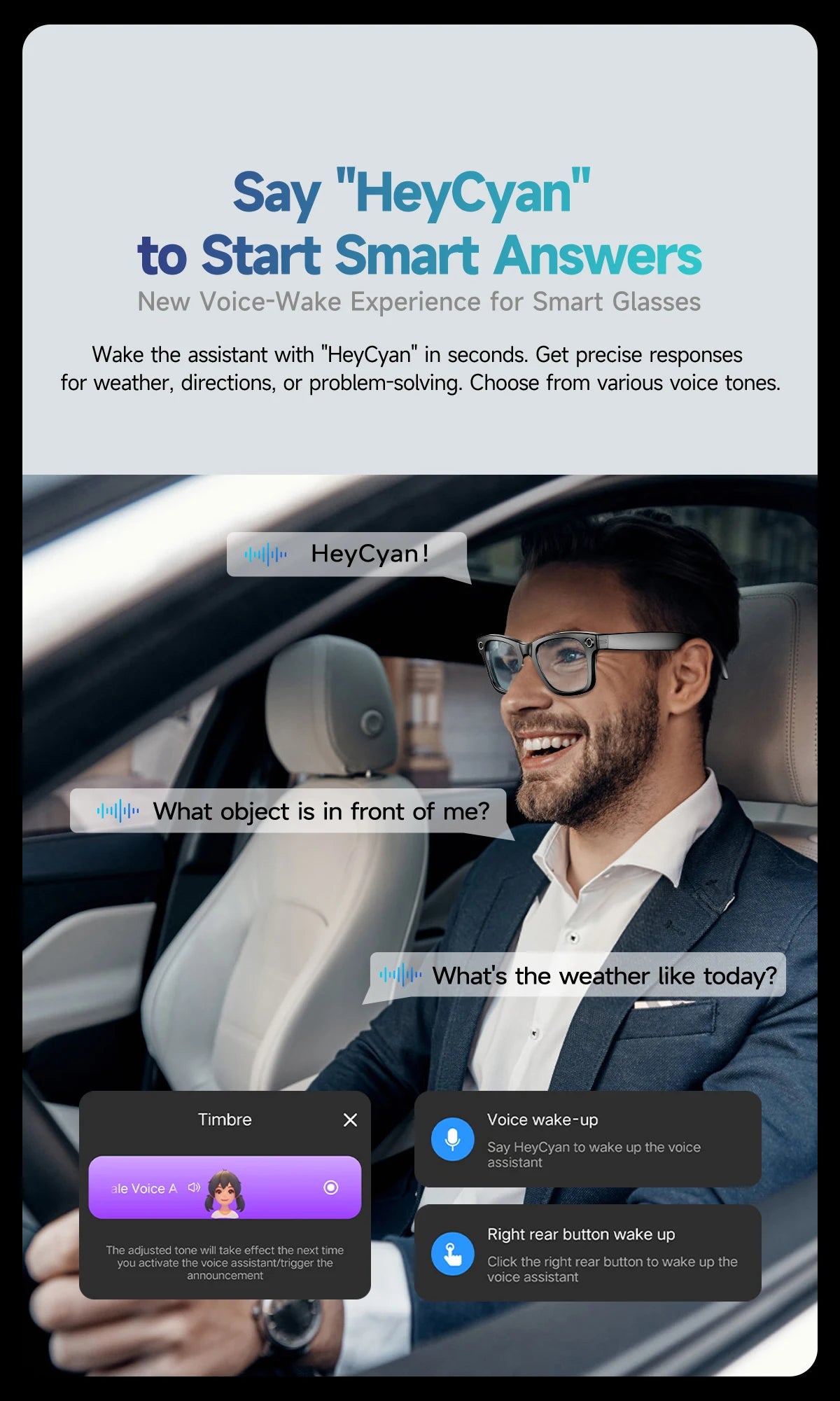 AI Smart Glasses by Home Sweet Home with 8MP camera, Bluetooth, multilingual support, and ChatGPT 4.0 functionality.