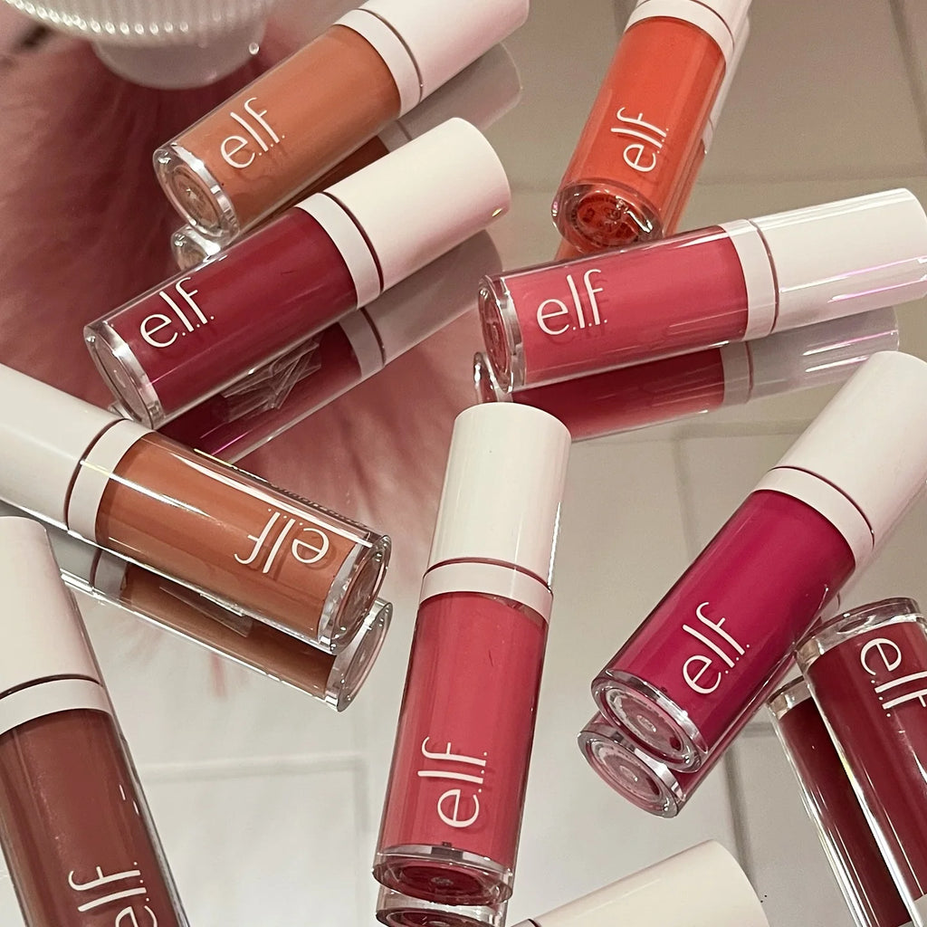 e.l.f. Fruit Flavour Lip Gloss & Power Grip Primer Hydrating Moisturising Lip Colour