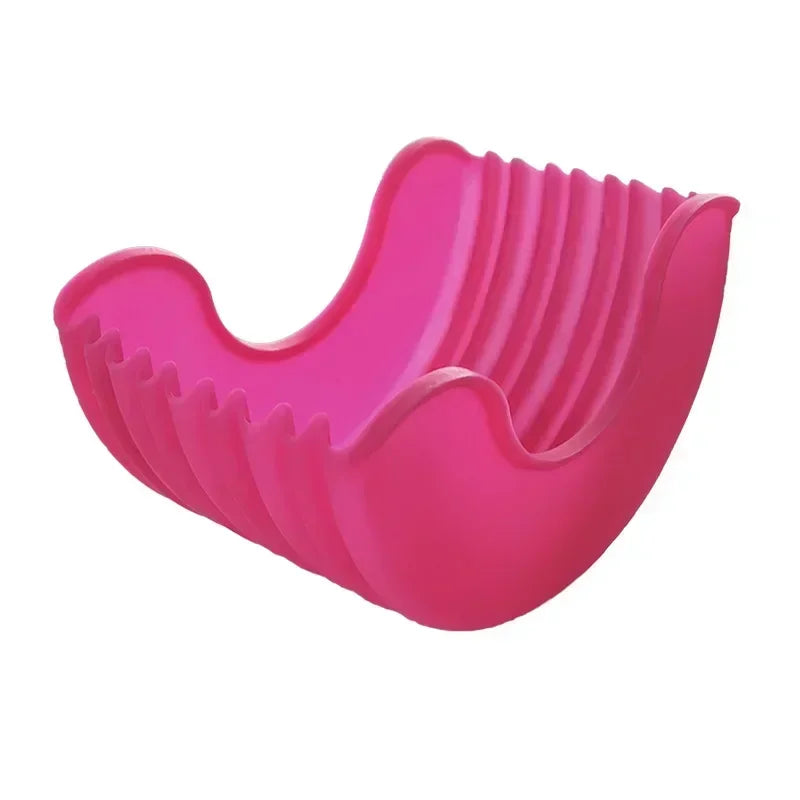 Silicone Burger Rack Holder Reusable BBQ Burger Stand