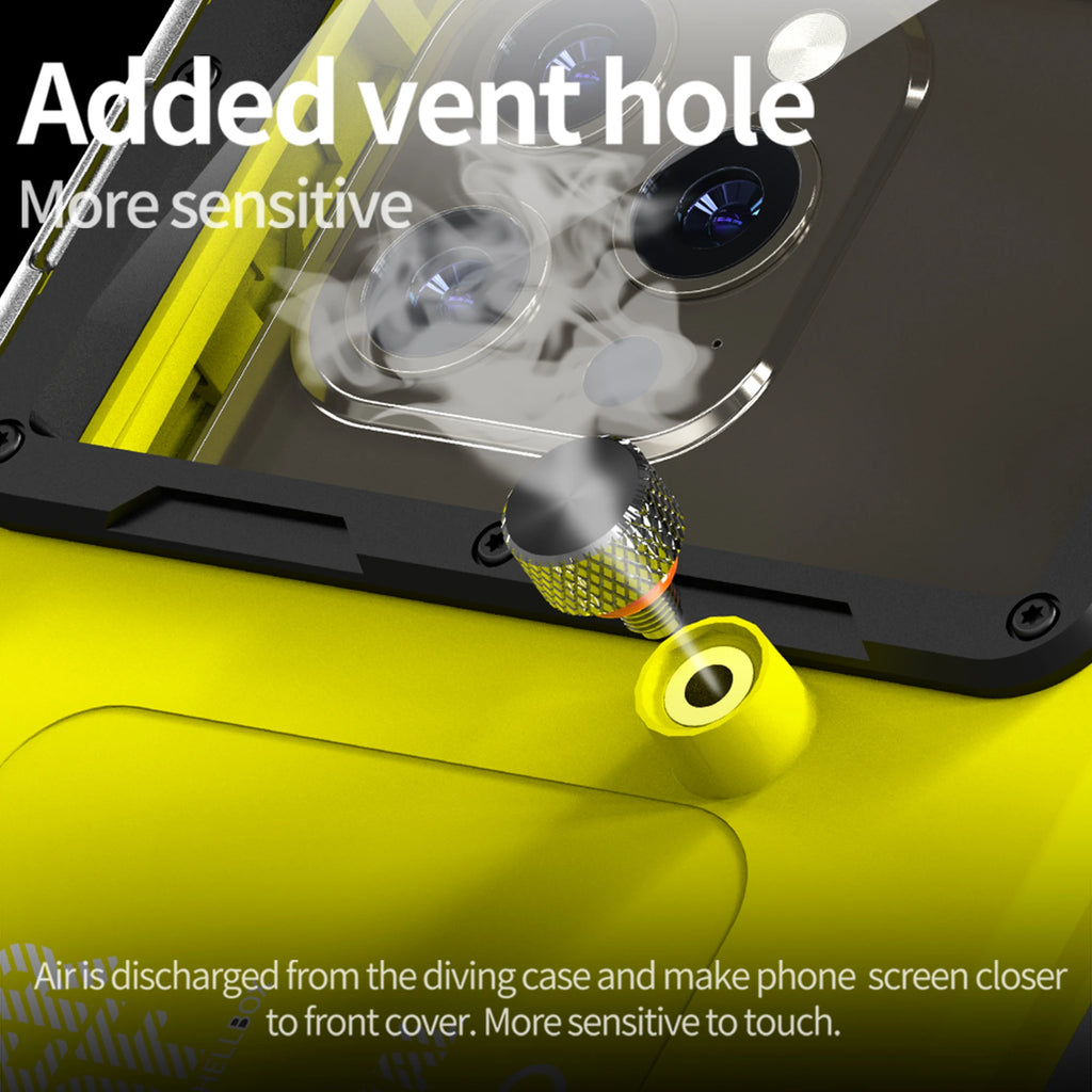 IP68 Waterproof Phone Case – 15m/50ft Diving Cover for Universal 6.9" Phones