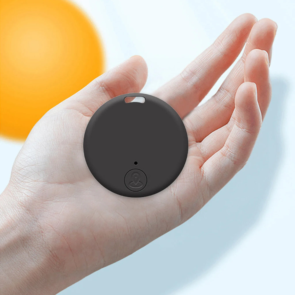 Home Sweet Home Bluetooth key finder and item tracker with compact design and keyring attachment for easy location of valuables.