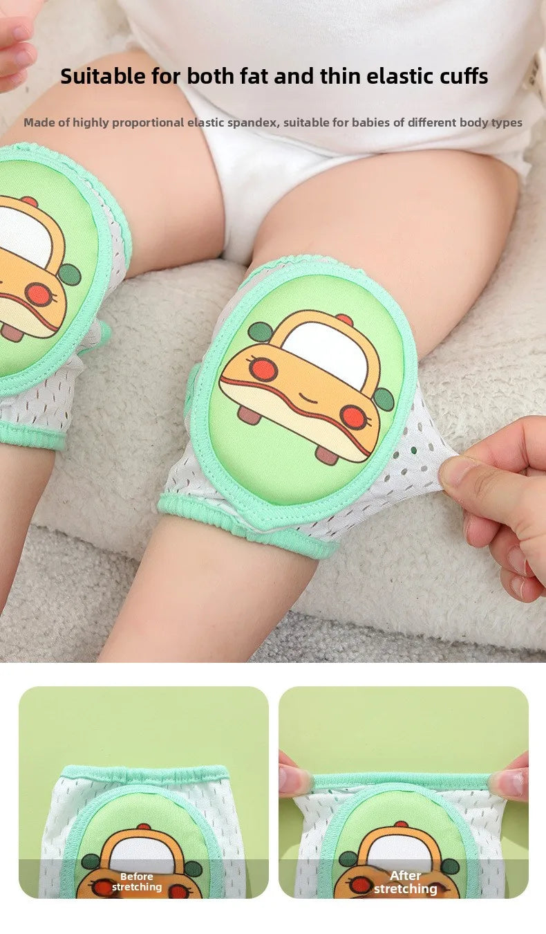 Baby & Toddler Knee Pads — Crawling Protection with Velcro