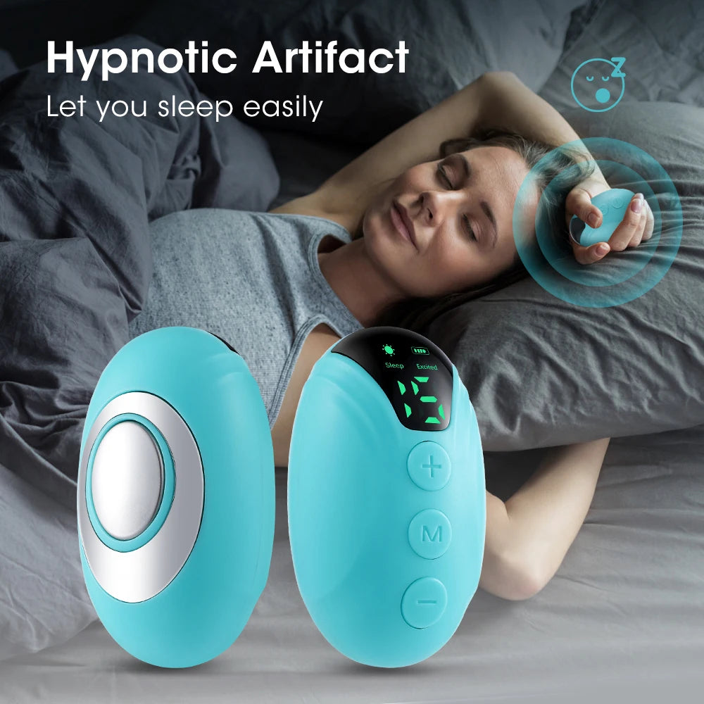 Handheld Sleep Aid Device — EMS Micro-Current Therapy for Insomnia & Anxiety Relief