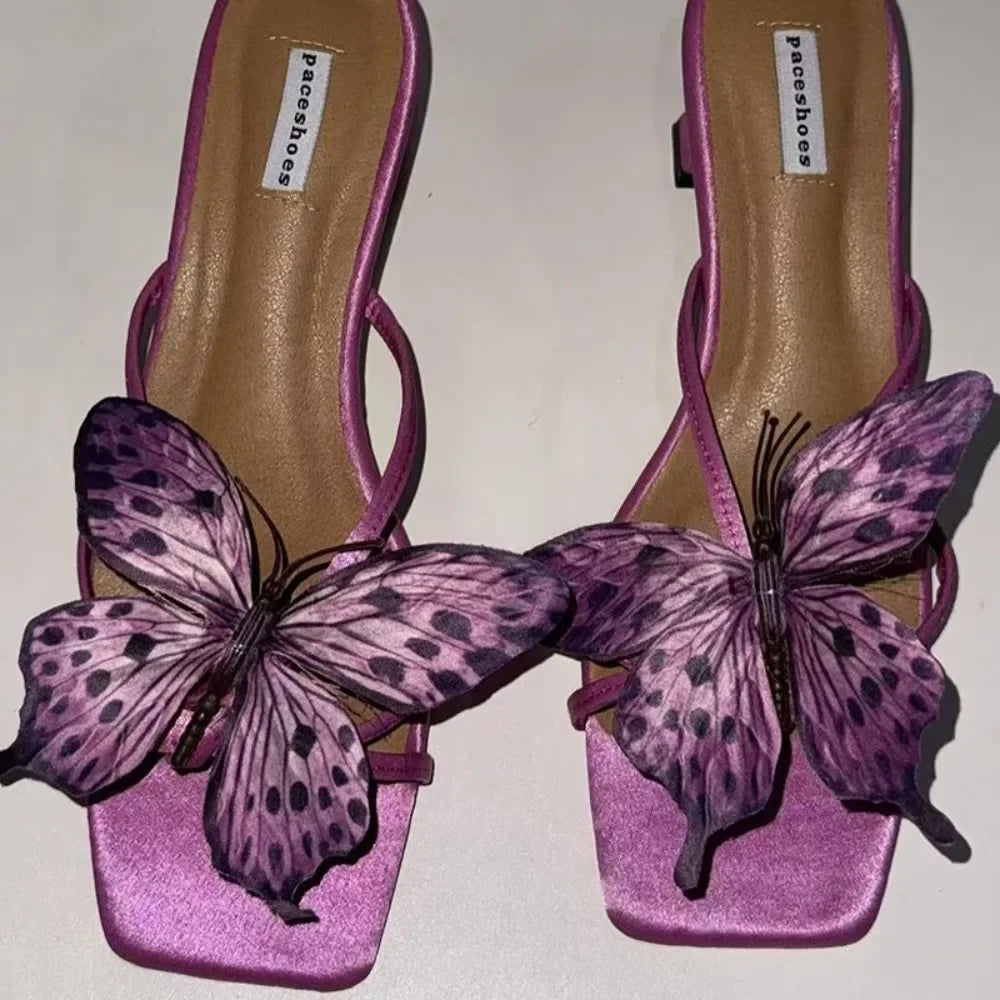 Butterfly & Orchid Flower Shoe Charms | Decorative Shoe Buckles