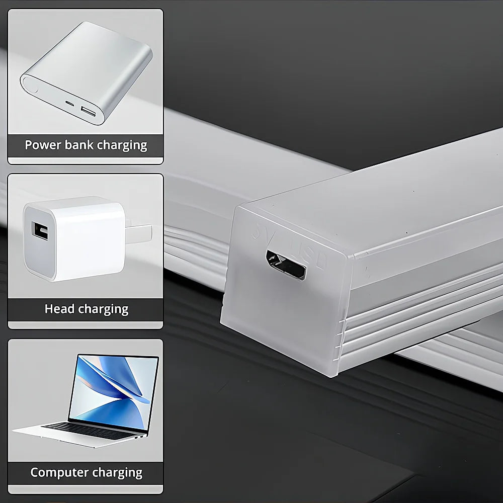 USB Rechargeable Motion Sensor Night Light — Magnetic LED Strip, 4 Sizes