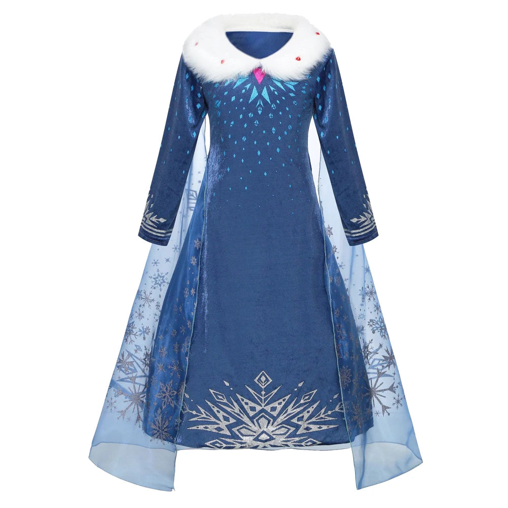 Girls Princess Dress – Elsa Snow Queen