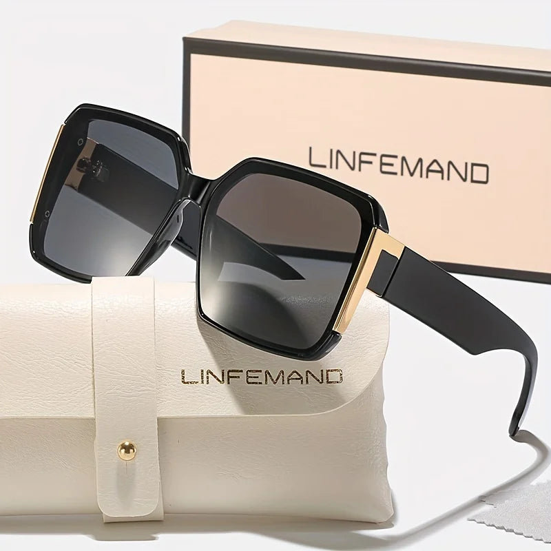 Oversized Rectangle Fashion Sunglasses