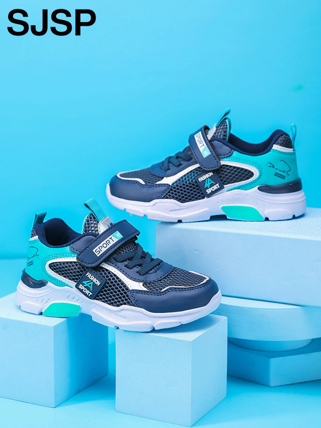 Boys Breathable Mesh Trainers – Lightweight Summer Sport Shoes for Kids