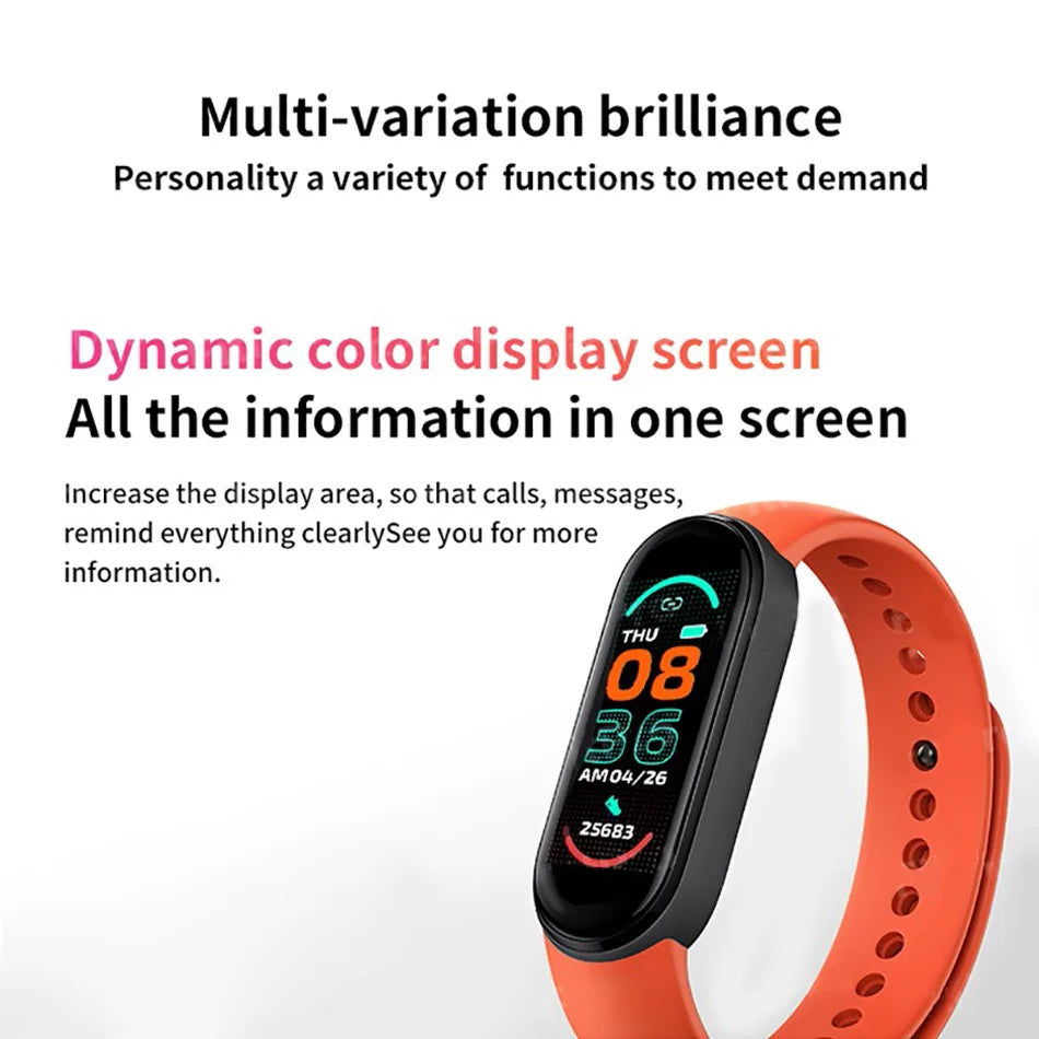 Smart fitness bracelet by Home Sweet Home with adjustable strap and digital display for health tracking.