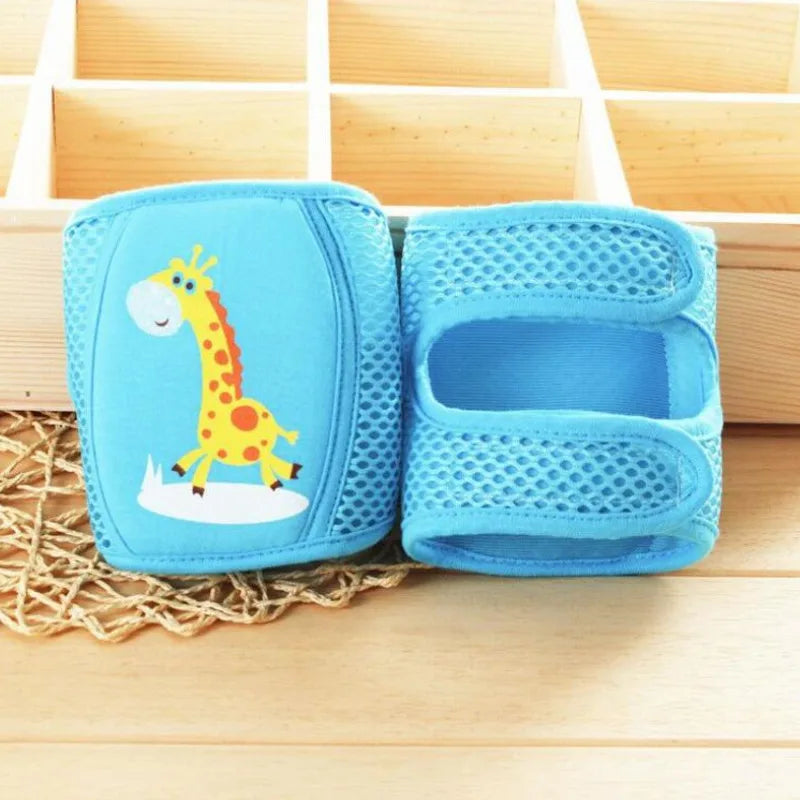 Baby Knee Pads & Leg Warmers — Crawling Protector for Infants & Toddlers ONLY Green LEFT