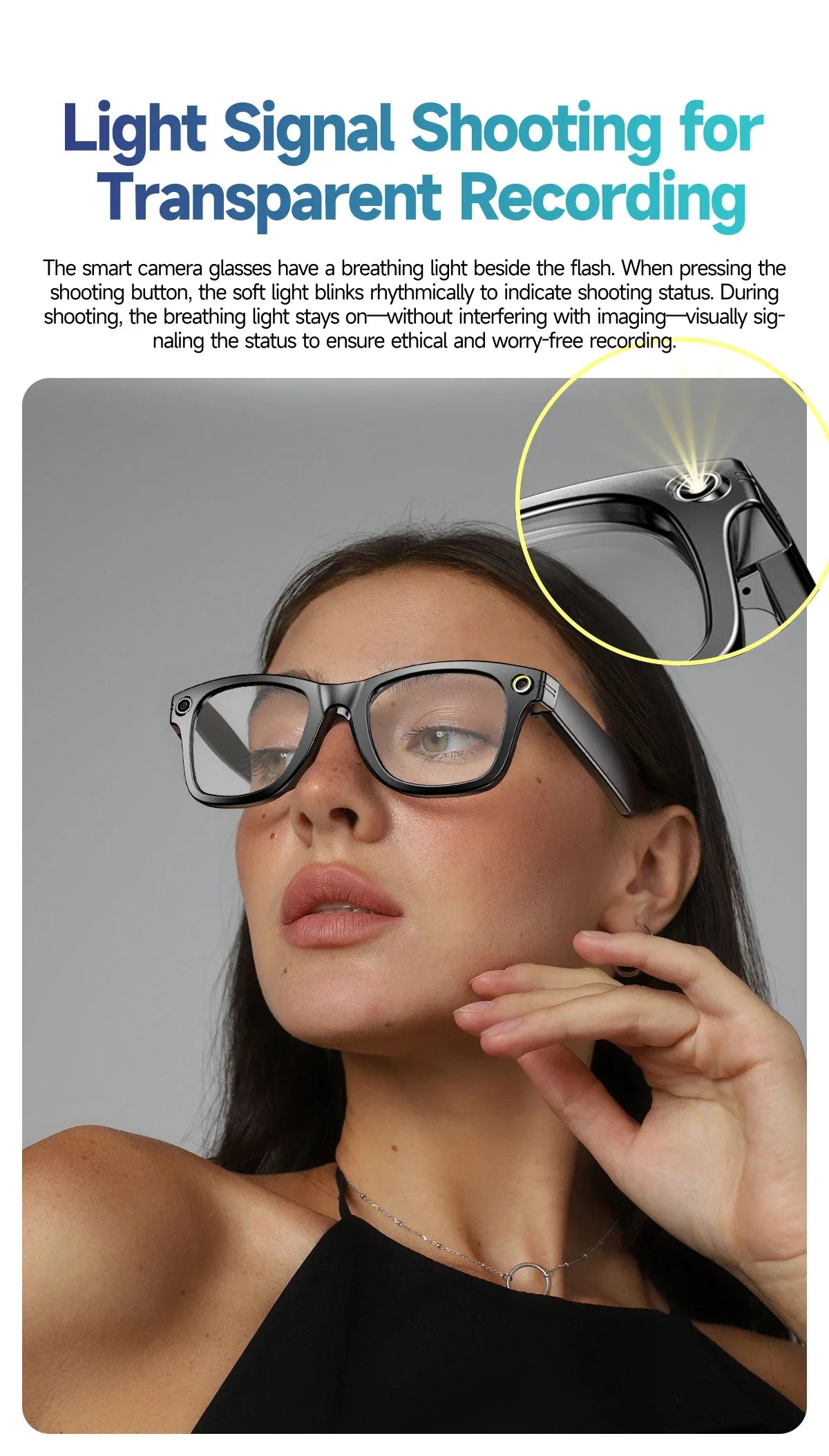 Home Sweet Home AI Smart Glasses with 8MP camera, Bluetooth, multilingual support, and ChatGPT 4.0 functionality