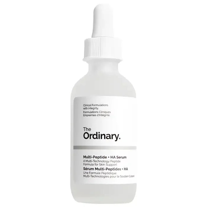 Home Sweet Home Niacinamide and Hyaluronic Acid Serum in 30ml bottle showing the clear serum inside with a minimalist label.