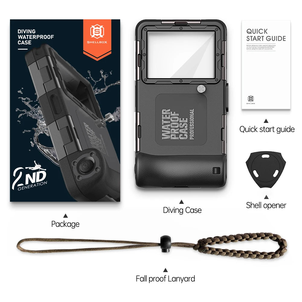 IP68 Waterproof Phone Case – 15m/50ft Diving Cover for Universal 6.9" Phones