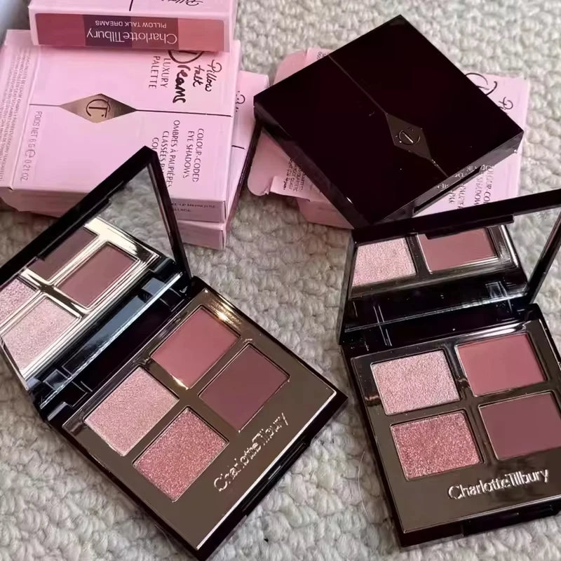 Collagen Lip Gloss & Eyeshadow Palette Set | Long-Lasting Matte & Hydrating Makeup