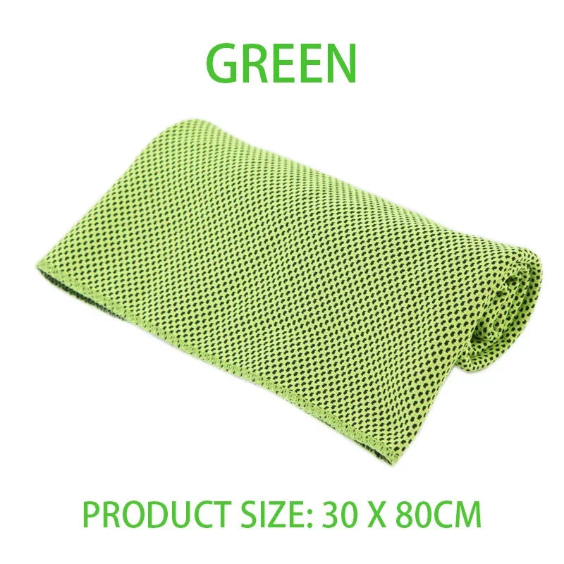 Microfibre Cooling Ice Towel – Quick-Dry Sports Towel for Gym, Running & Outdoor